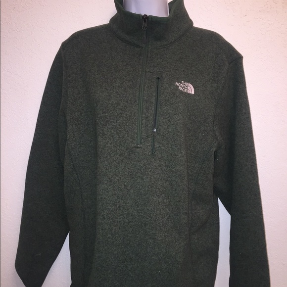 The North Face Men's Zip Fleece Pullover w/ Pocket - Picture 1 of 8